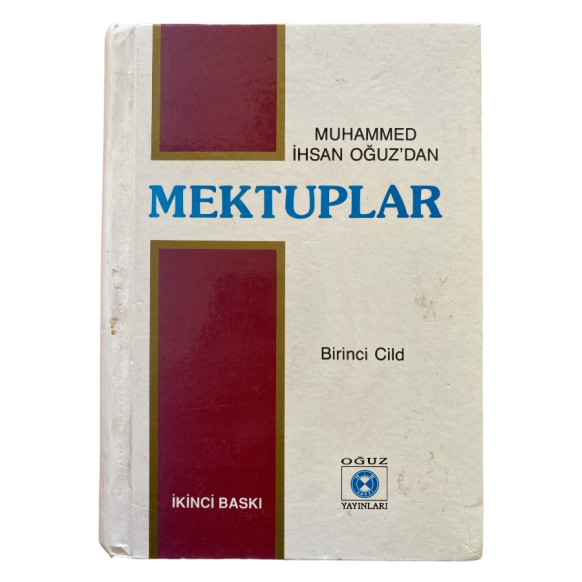 Mektuplar 1. Cild  Oğuz Yayınları  189,90 TL - eskicievi.com'da