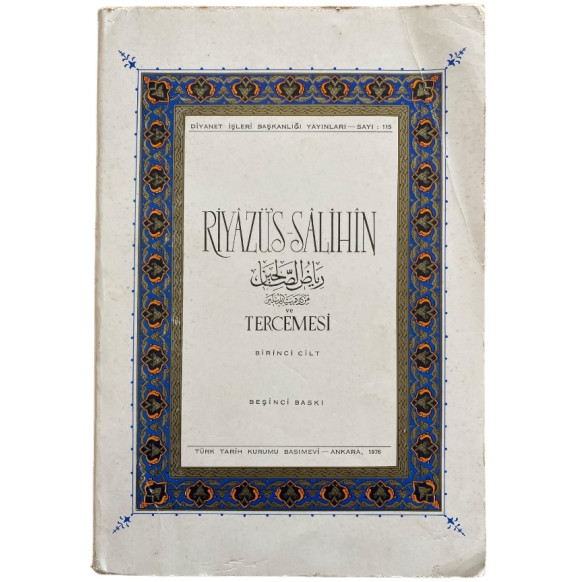 Riyazüs-Salihin Tercemesi, 1. Cilt  Diyanet İşleri Başkanlığı Yayınları  29,90 TL - eskicievi.com'da
