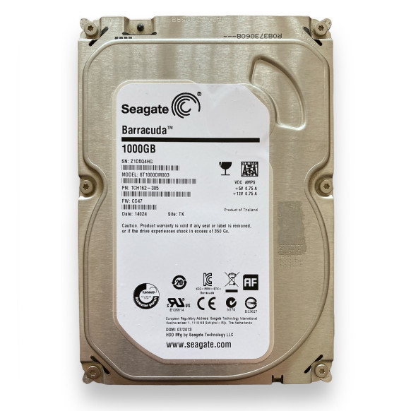 Seagate, 1000 GB, (1 TB) Sata - 3.5 inç Masaüstü Harddisk, Model No - ST1000DM003