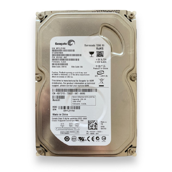 Seagate, 250 GB, Sata - 3.5 inç Masaüstü Harddisk, Model No - ST3250310AS