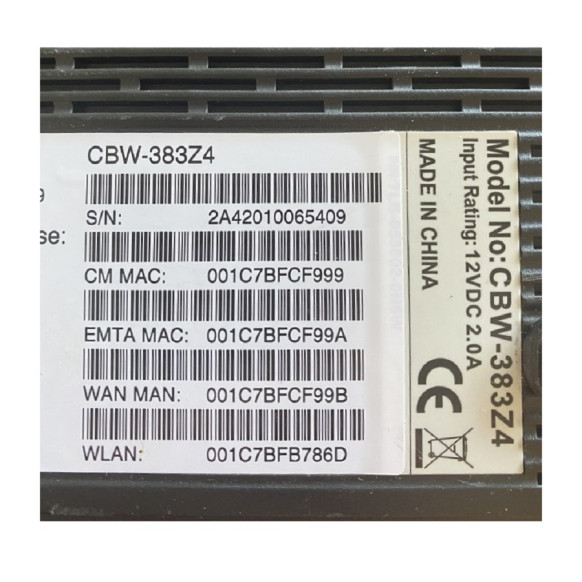 Netmaster Uydunet Docsis 3.0 Modem - CBW-383Z4