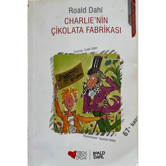 Charlie'nin Çikolata Fabrikası  Can Çocuk Yayınları  24,90 TL - eskicievi.com'da
