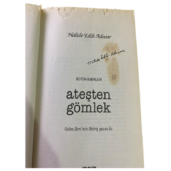 Ateşten Gömlek, Halide Edib Adıvar  Özgür Yayınları  55,00 TL - eskicievi.com'da