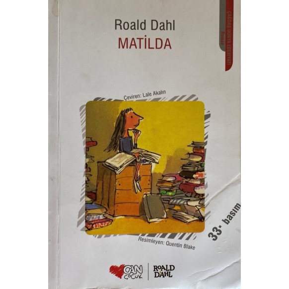 Matilda - Roald Dahl, Can Çocuk Yayınları,  39,90 TL - eskicievi.com'da