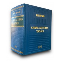 Kamulaştırma Yasası 1978 - Ali ARCAK  Yazarın Kendi Yayını  109,90 TL - eskicievi.com'da