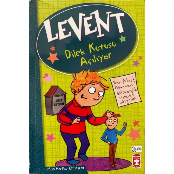 Levent Dilek Kutusu Açılıyor - Mustafa Orakçı  Timaş Çocuk Yayınları  19,00 TL - eskicievi.com'da
