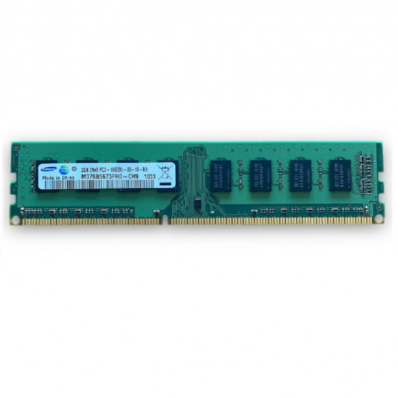 Samsung 2GB PC3-10600U - DDR3 1333 Masaüstü Ram Bellek Model: M378b5673fh0-ch9