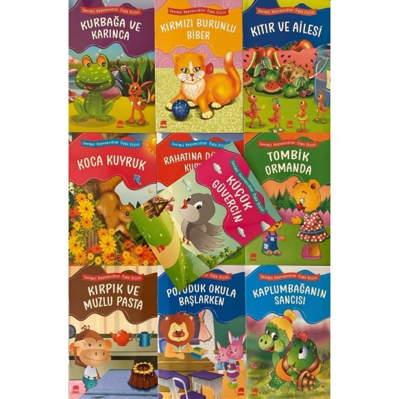 Sevimli Hayvancıklar Öykü Dizisi - 10 Kitap Takım