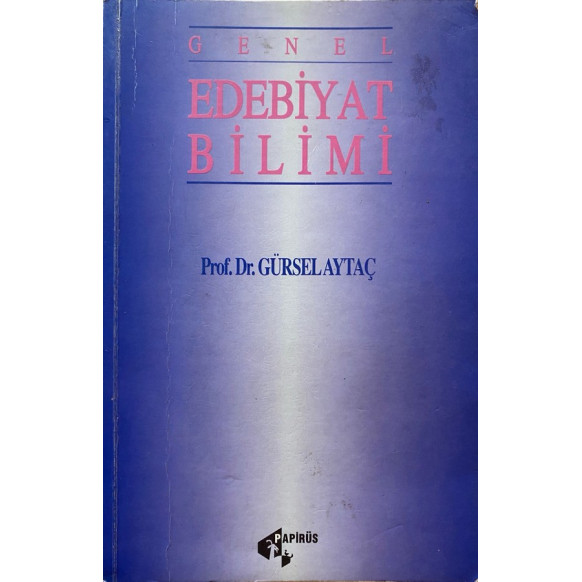 Edebiyat Bilimi - Prof. Dr. Gürsel Aytaç  Papirüs Yayınları  179,00 TL - eskicievi.com'da