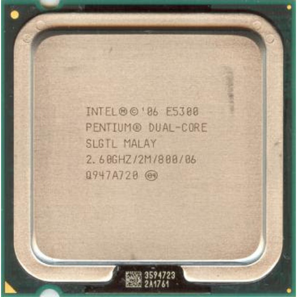 intel Pentium Dual Core E5300 - 2.6 GHZ / 2M / 800 - SLGTL - Masaüstü işlemci