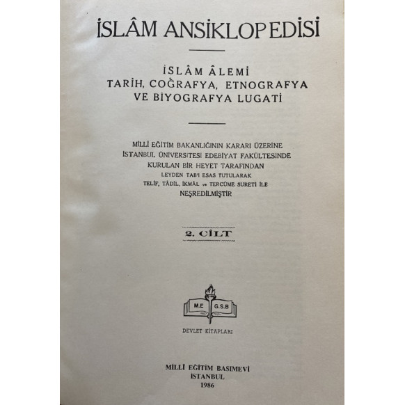 islam Ansiklopedisi Cilt 2 - Atbara Büzürgümmid - Milli Eğitim Bakanlığı  Milli Eğitim Bakanlığı Yayınları  77,40 TL - eskici...