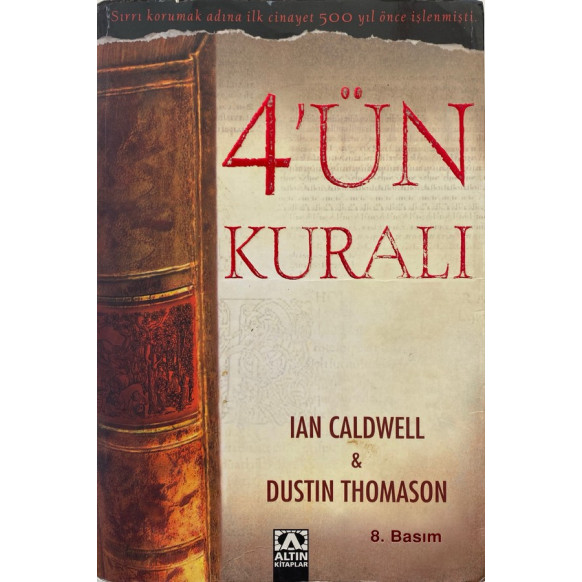 4'ün Kuralı - Lan Caldweel, Dustin Thomason  Altın Kitaplar Yayınları  32,40 TL - eskicievi.com'da