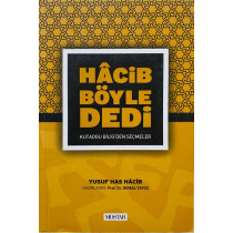 Hacib Böyle Dedi - Yusuf Has Hacib  Mostar Yayınları  40,00 TL - eskicievi.com'da