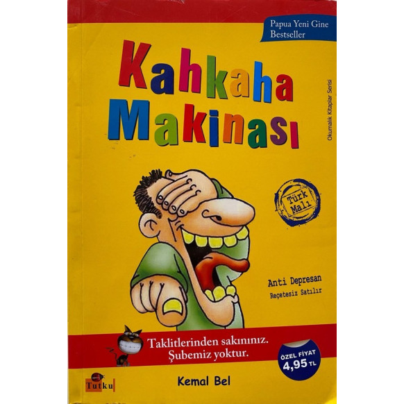 Kahkaha Makinası - Kemal Bel  Tutku Yayınları  28,50 TL - eskicievi.com'da