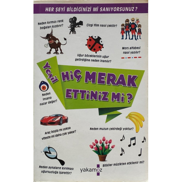 Hiç merak ettinizmi Yeşil, Herşeyi Bildiğinizi'mi sanıyorsunuz. - Ender Haluk Derince  Yakamoz Yayınları  39,50 TL - eskiciev...