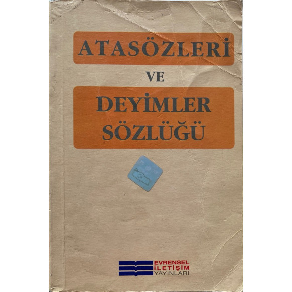 Atasözleri ve Deyimler Sözlüğü  Evrensel İletişim Yayınları  29,50 TL - eskicievi.com'da