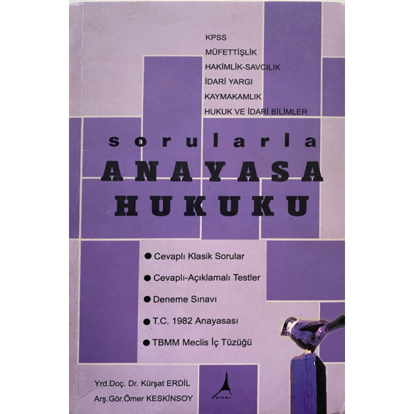 Sorularla Anayasa Hukuku Kürşat Erdil - Ömer Keskinsoy  Alter Yayınları  39,00 TL - eskicievi.com'da