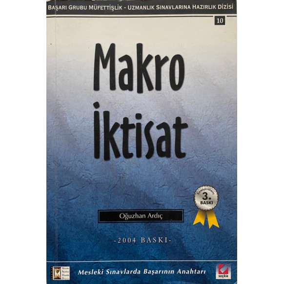 Makro iktisat -2004 Baskı  Seçkin Yayınları  35,90 TL - eskicievi.com'da