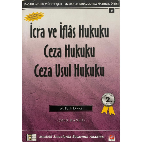 icra ve iflas Hukuku - 2003 Baskı  Seçkin Yayınları  34,90 TL - eskicievi.com'da
