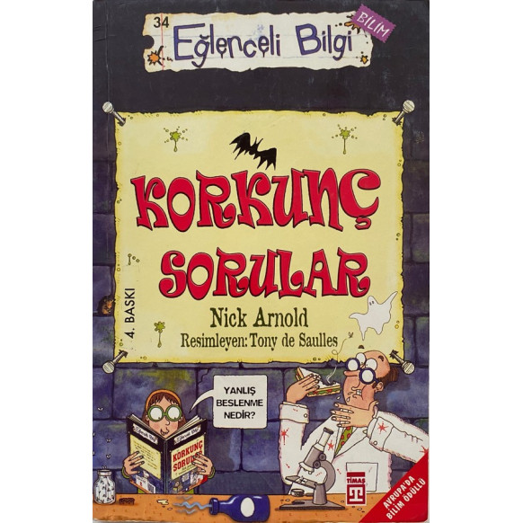 Korkunç Sorular- Nick Arnold  Timaş Yayınları  34,90 TL - eskicievi.com'da