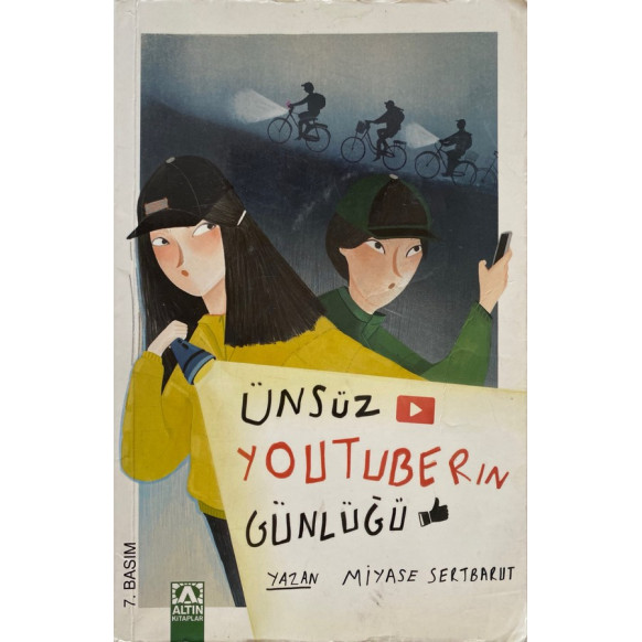 Ünsüz Youtuberin Günlüğü - Miyase SERTBARUT  Altın Kitaplar Yayınları  49,90 TL - eskicievi.com'da