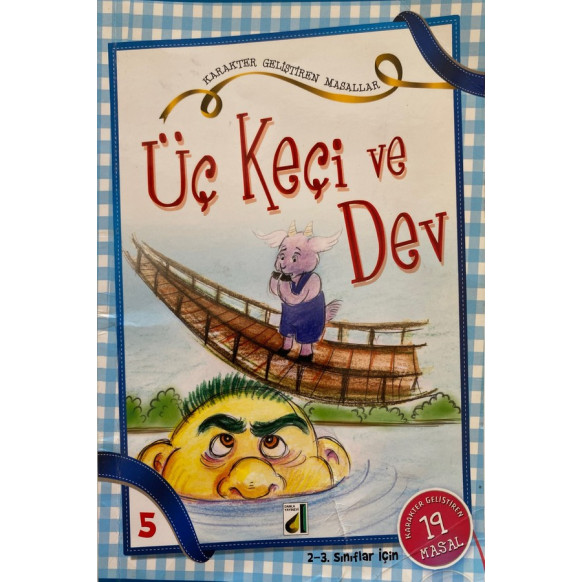 Üç Keçi ve Dev, Karakter Geliştiren Masallar - Betül Şen  Damla Yayınları  15,00 TL - eskicievi.com'da