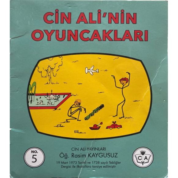 Cin Ali'nin Oyuncakları - Rasim Kaygusuz  Cin Ali Yayınları  15,00 TL - eskicievi.com'da