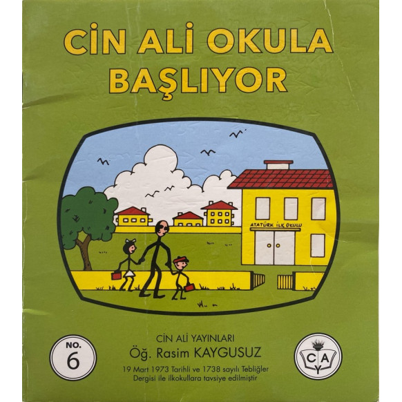 Cin Ali'nin Okula Başlıyor - Rasim Kaygusuz  Cin Ali Yayınları  15,00 TL - eskicievi.com'da