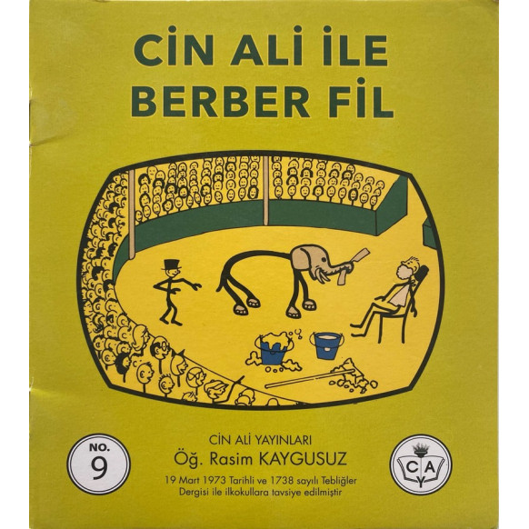 Cin Ali ile Berber Fil - Rasim Kaygusuz  Cin Ali Yayınları  15,00 TL - eskicievi.com'da