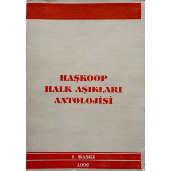 Haşkoop Halk Aşıkları Antolojisi  Yazarın Kendi Yayını  29,90 TL - eskicievi.com'da