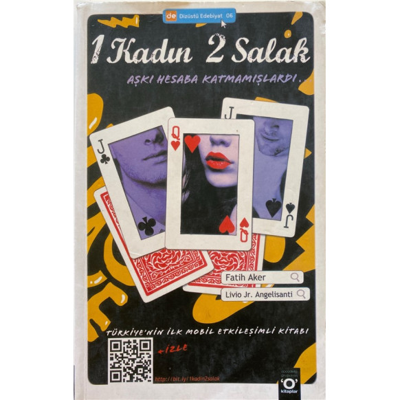 1 Kadın, 2 Salak - Fatih AKER, Livio Jr. ANGELİSANTİ  O Kitaplar Yayınları  25,90 TL - eskicievi.com'da