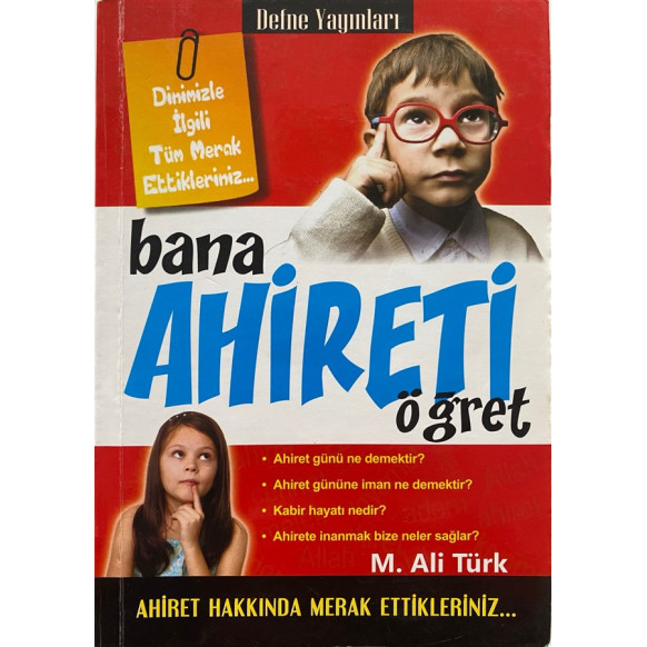 Bana Ahireti Öğret - M. Ali Türk  Defne Yayınları  30,00 TL - eskicievi.com'da