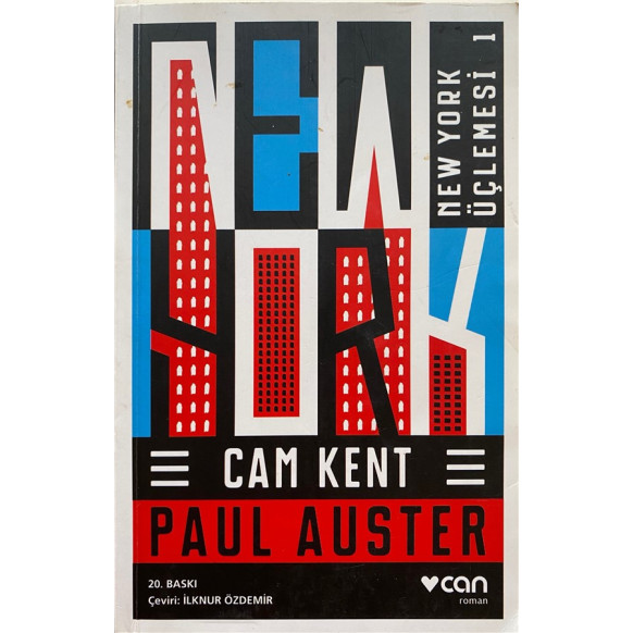 New York Üçlemesi 1, Cam Kent - Paul Auster  Can Yayınları  95,00 TL - eskicievi.com'da