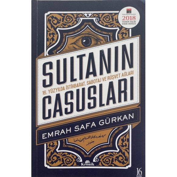 Sultanın Casusları - Emrah Safa Gürkan, Kronik Kitap Yayınları,  129,00 TL - eskicievi.com'da