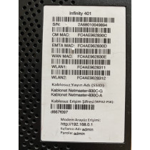 Netmaster infinity 401 / 5G Destekli - Uydunet Modem