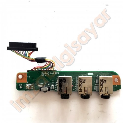 HP DV 9500 - Ses ve Microfon Çıkış kartı - Uzun soket Model : DAOAT9AB8C9