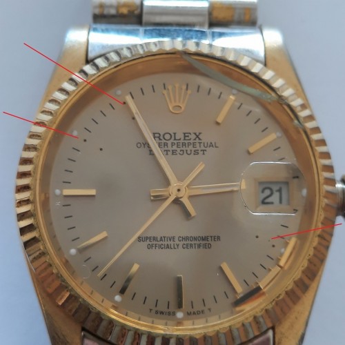 Orjinal Rolex Otomatik kurmalı Çalışır Vaziyette  Kol Saati.