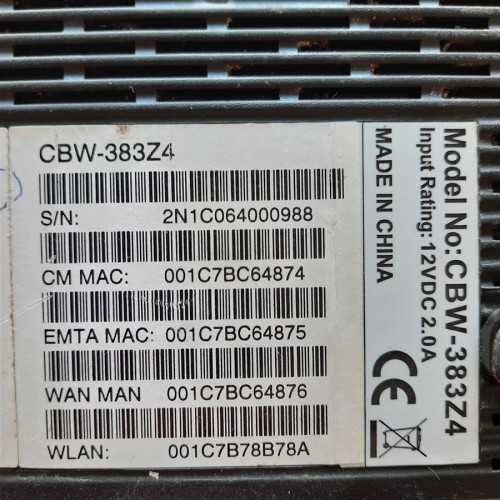Netmaster Uydunet Docsis 3.0 Modem - CBW-383Z4