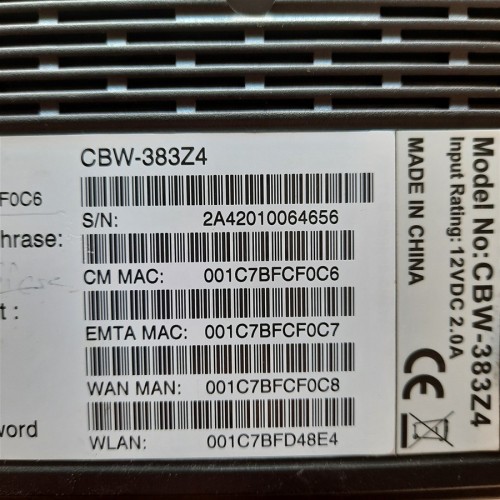 Netmaster Uydunet Docsis 3.0 Modem - CBW-383Z4