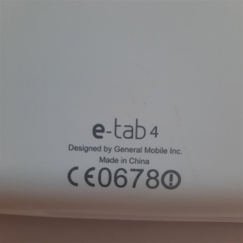 General Mobile E-tab 4 Komple Kasa ve Dokunmatik Panel