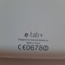 General Mobile E-tab 4 Komple Kasa ve Dokunmatik Panel
