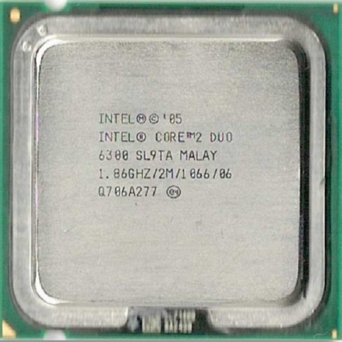 intel Core 2 Duo E6300 - 1.86 GHz / 2M / 1066 - SL9TA  - Masaüstü işlemci