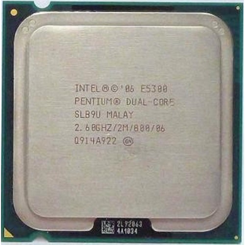 İntel Pentium Dual Core E5300 - 2.6 GHZ / 2M / 800 - SLB9U - Masaüs...