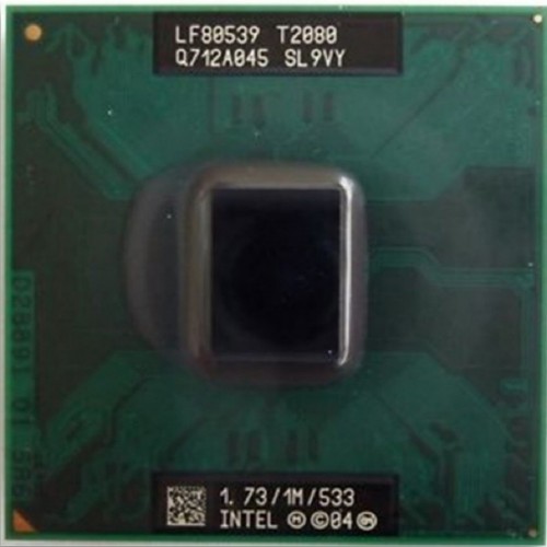 intel Dual Core - T2080 -1.73 / 1M / 533 / SL9VY - Notebook işlemci