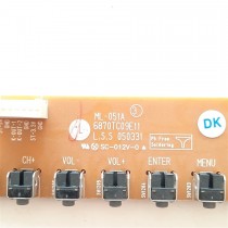 LG - 37LP1RZE Televiziyon Kontrol Buton kartı - Model - 6870TC09E11