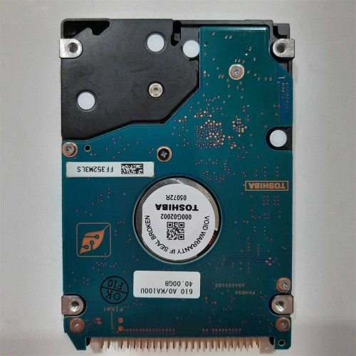 (Arızalı) - Toshiba, 40 GB, Model No - MK4025GAS, IDE Harddisk