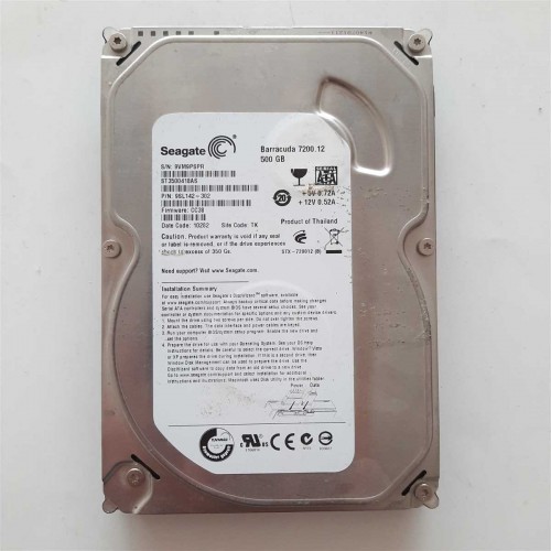 (Arızalı) - Seagate Constellation, 1000 GB, (1TB)-Model No - ST31000524NS, SN-9WK5668j - Sata Masaüstü Harddisk
