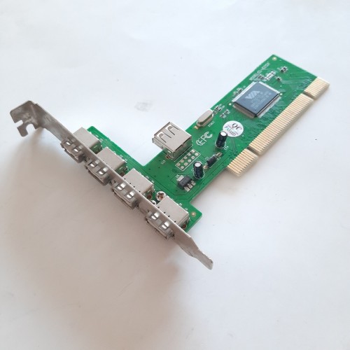 PCİ - USB Kart - 4 USB çıkışlı + 1 Kasa içi Bağlantılı