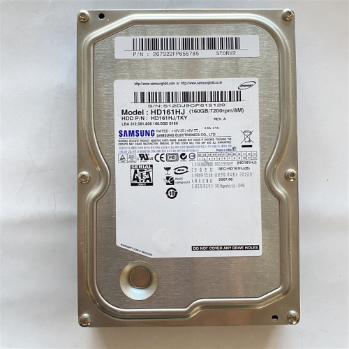Samsung, 160 GB, Sata - 3.5 inç Masaüstü Harddisk, Model No - HD160HJ