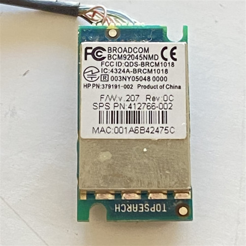 Compaq Presario V6000, Power Bord - Model No :BCM92045MD